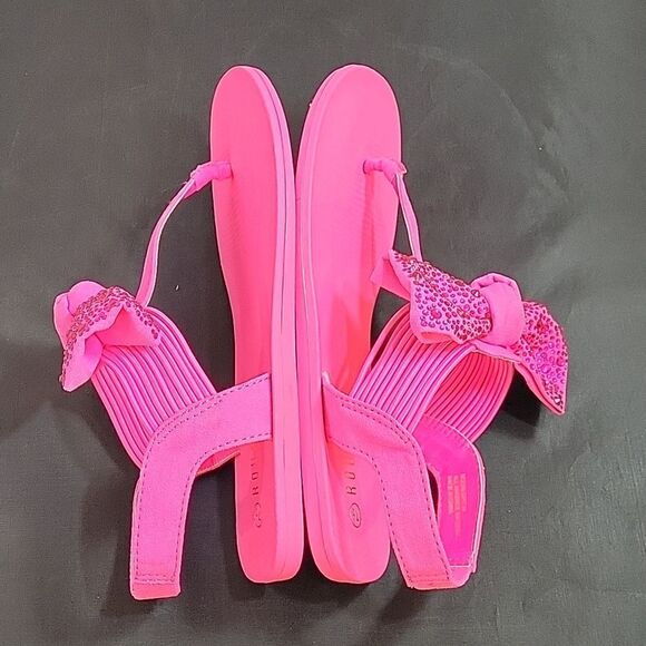 BRAND NEW ROUGE HELUIM BOWKNOT DESIGN ANKLE STRAP OPEN TOE WOMEN"S SANDAL - Picture 9 of 15